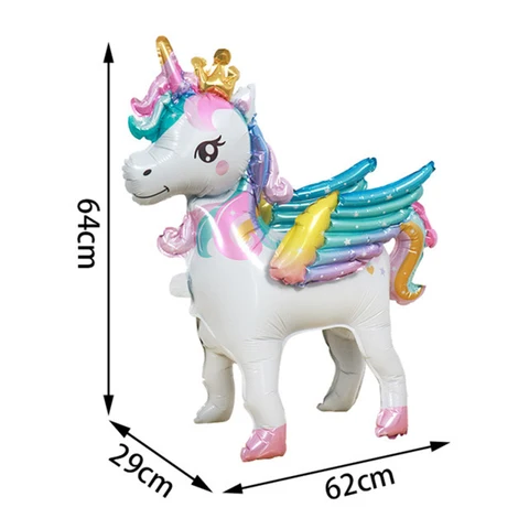 Баннер с единорогом из фольги