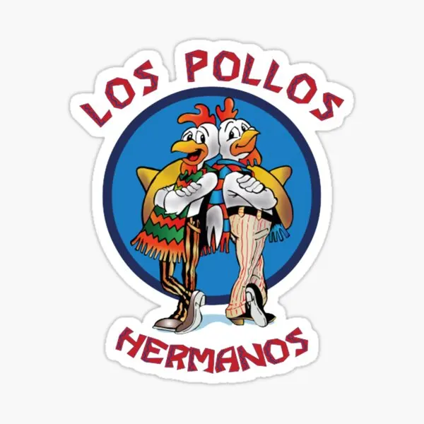 

Los Pollos Hermanos 5PCS Stickers for Room Funny Art Living Room Wall Laptop Car Stickers Cute Home Print Water Bottles Cartoon