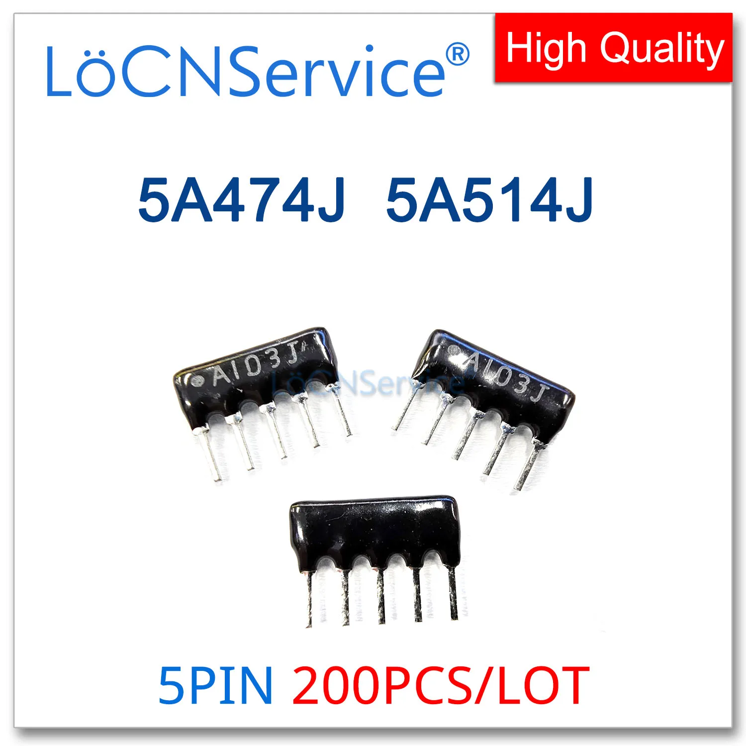LoCNService 200 шт., 5 контактов, фототройная сеть, DIP 5A474J 5A0514J 474 514 470K 510K OHM A05 474JP 514JP