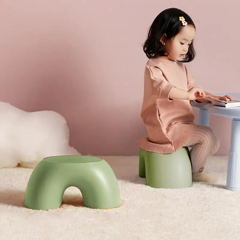 Kids Foot Stool Kids Chair Kids Rainbow Stool Low Footstool School Rainbow Design Small Stools