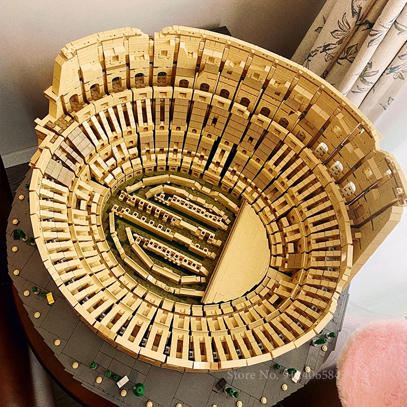 

9036pcs 86000 Movie Series The Italy Roman Colosseum Model Building Blocks Bricks Kids Toys For Children
