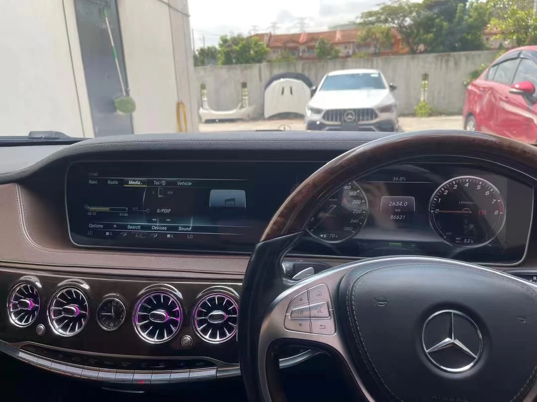 Для Mercedes Benz S Class W221 W222 2014-2017 Android RHD Автомобильный радиоприемник 2Din Авторадио