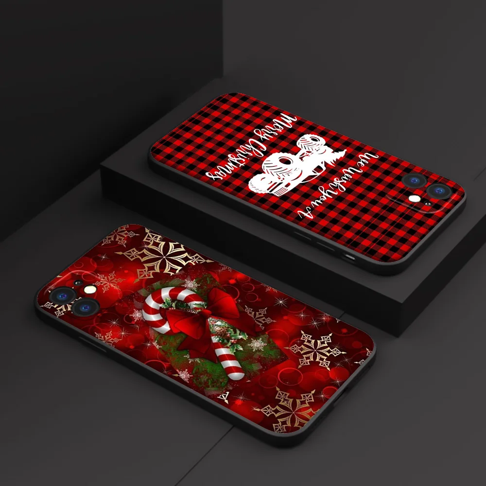 SA164 Tree Deer Merry Christmas Soft Case for Xiaomi Mi 9T 10T 11T 11i 11 12 A2 A3 POCO X3 M3 M2 F3 Pro NFC