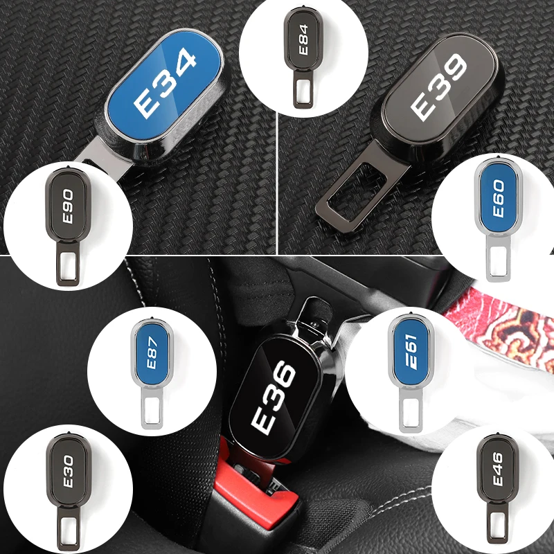 

Zinc Alloy car safety buckle extended silencer extended buckle plug For BMW E30 E34 E36 E39 E46 E60 E61 E84 E87 E90 Accessories