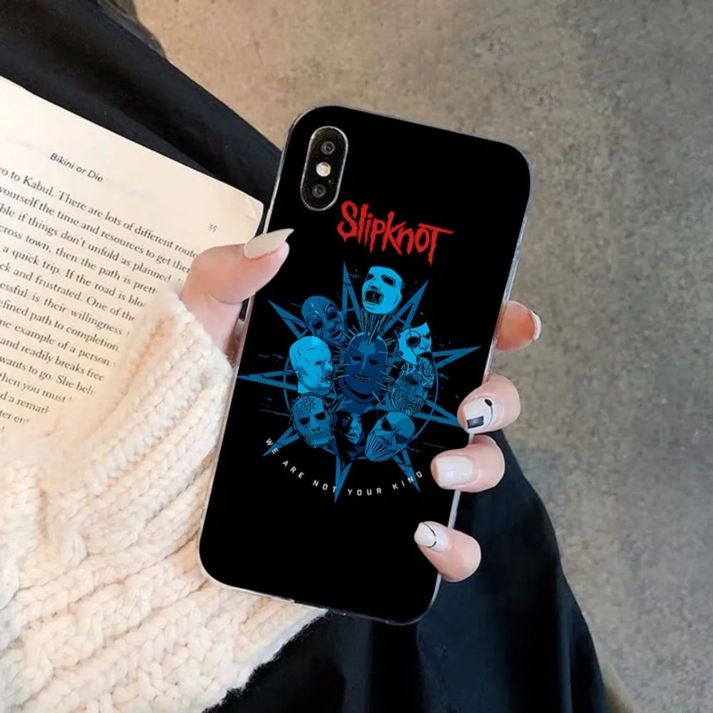 S-Slipknot Phone Case For IPhone 16 15 14 13 12 Mini 11 Pro XS Max X XR SE 6 7 8 Plus Soft Silicone Cover