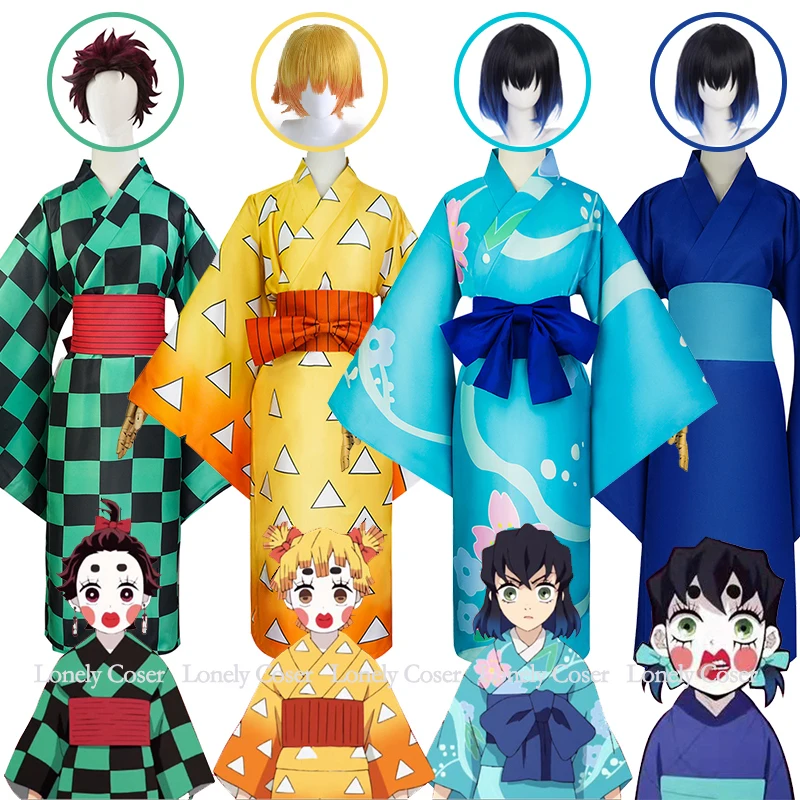 Костюм для косплея аниме рассекающий демонов Сезон 2 агацума Zenitsu униформа камадо