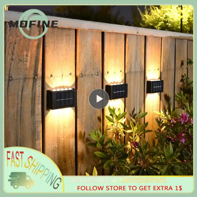 

Led Solar Wall Light Outdoor Wall Sconce Lamps Outside Sunlights House Garden Indoor Garden Lights Wholesale 2023 Led Wall Lamp