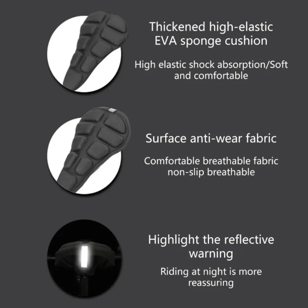 Удобный чехол для велосипедного сиденья из ЭВА губчатая накладка плотной ткани