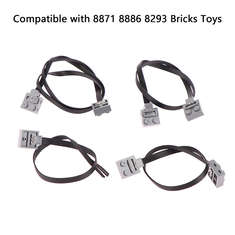 

1PC Power Functions Servo Motor IR Remote Control Receiver Extension Wire 25 / 50cm Fit For 8871 8886 8293 Bricks Toys