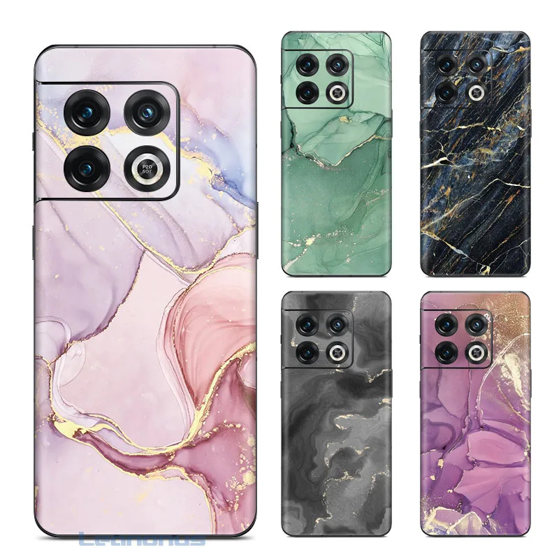

Marble Grain Decal Skin for OnePlus 10 Pro 11 Ace Pro 2 2V Back Screen Protector Film Cover Wrap Personal Matte Sticker