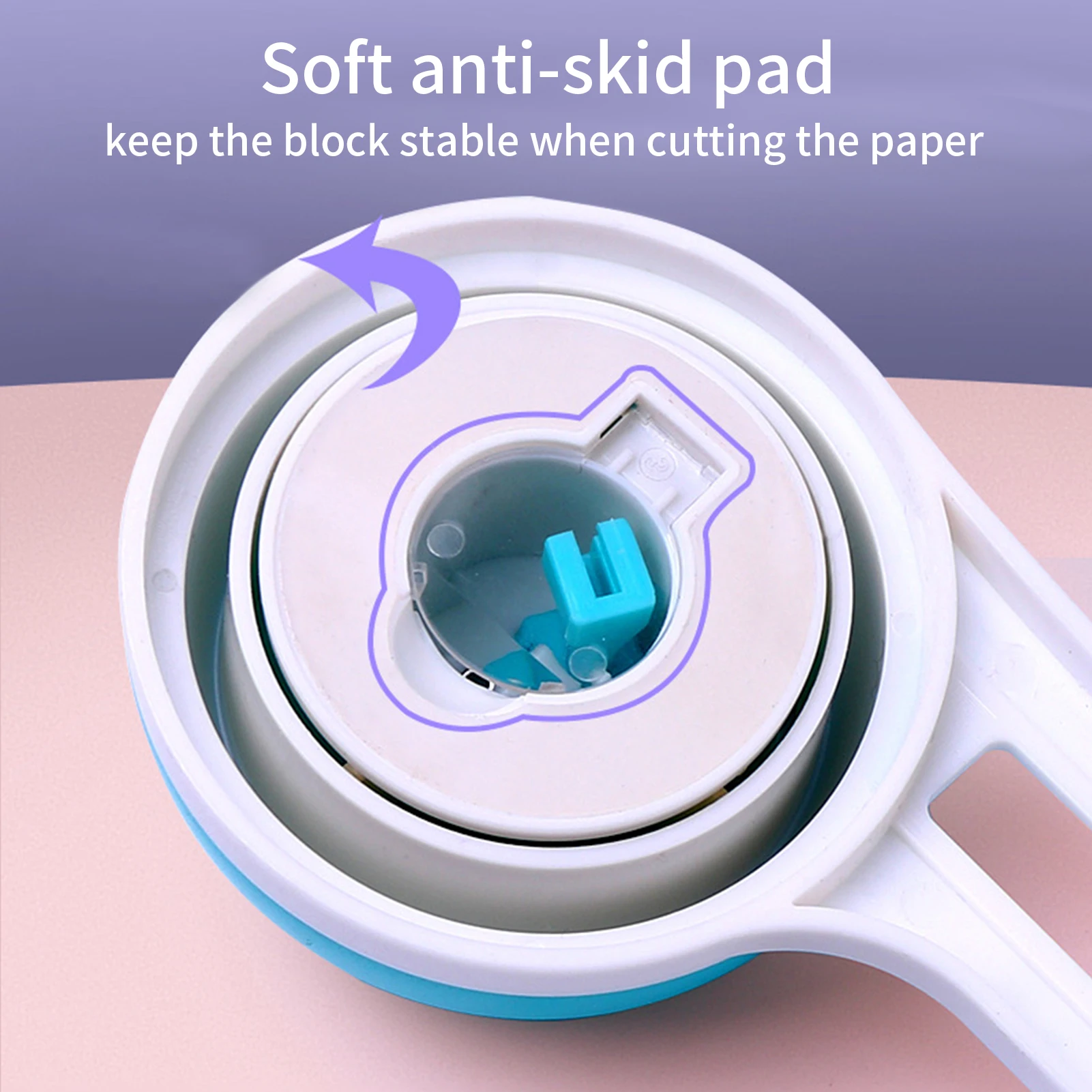 Круговой резак для бумаги вращающийся круглый ручной режущий инструмент триммер