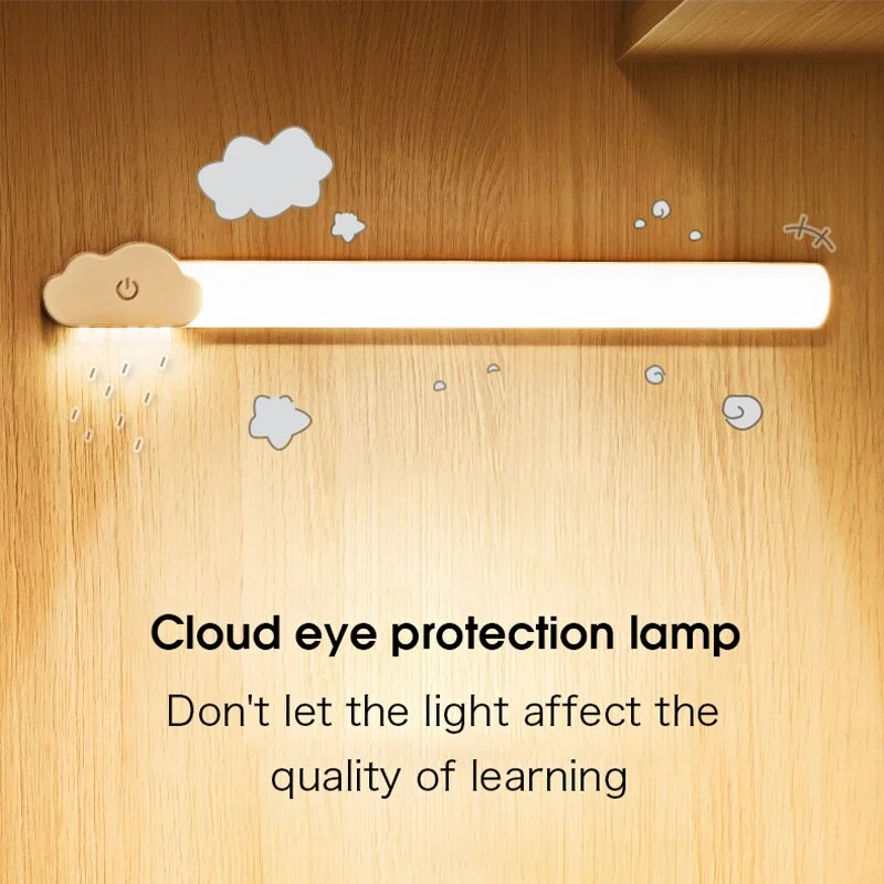 

LED Wall Light Rechargeable Bedroom Bedside Light Sleep Wall Internet Red Children's Wall Light Wall Hanging College Study Lamp