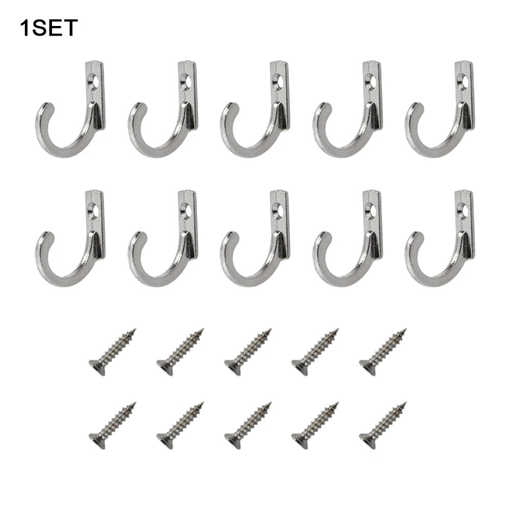 

10 шт., настенный крючок для ключей, из цинкового сплава