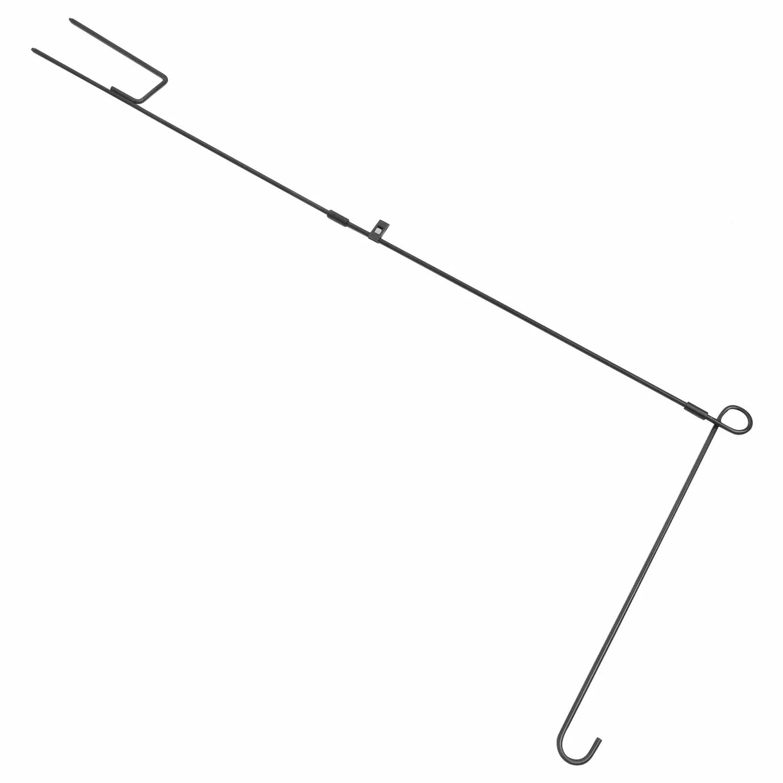 

Flag Stand Lawn Rack Sturdy Pole Outdoor Hanger Display Garden Iron Accessory