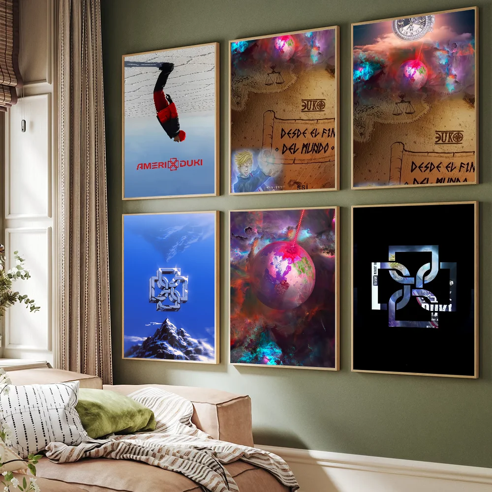 Duki Singer AMERI плакат галерея принты самоклеящиеся домашний декор украшения