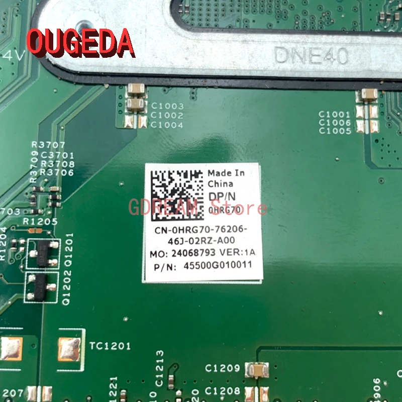 OUGEDA CN-0HRG70 HRG70 13269-1 PWB.FX3MC REV:A00 для Dell Inspiron 15 3442 3542 3443 3543 5748 материнская плата ноутбука