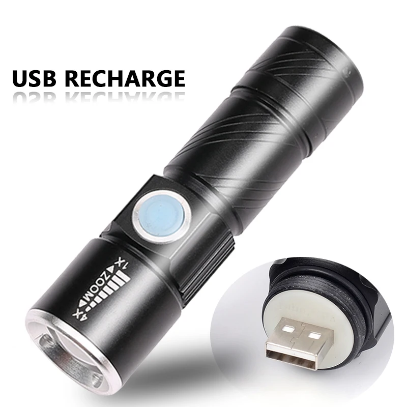 

USB-вспышка для кемпинга, с выдвижным аккумулятором