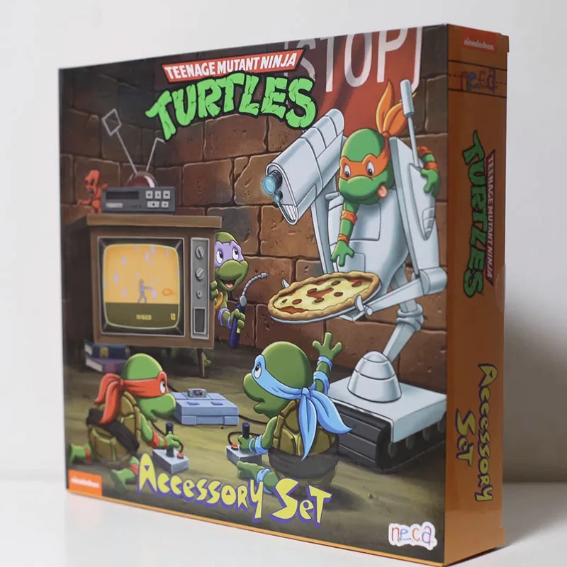 Фото NECA Teenage Mutant Ninja Turtle Фигурка Манга TMNT Фигурка Аниме Фигурки Набор Модель Периферийные устройства Оригинальный подарок для детей №5