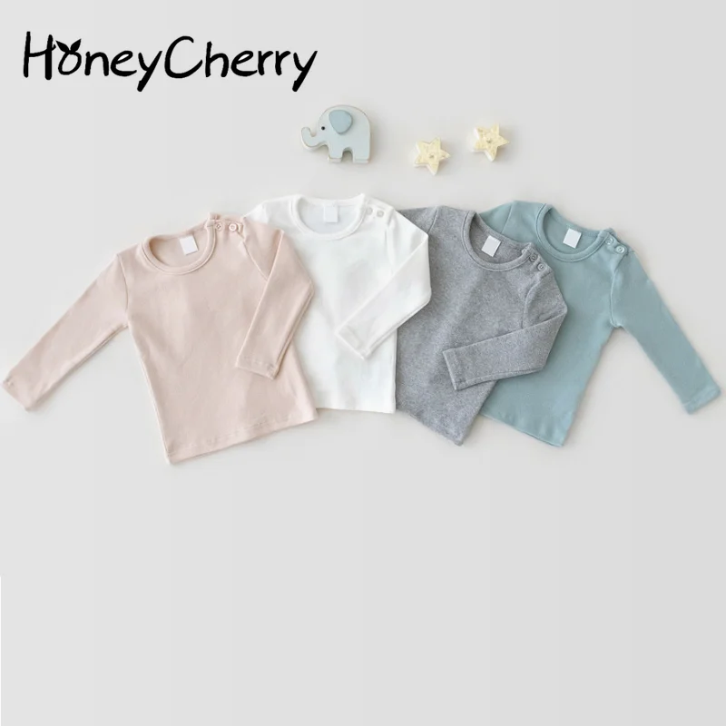 

Весенняя футболка ярких цветов с длинными рукавами и круглым вырезом + повязка на голову, футболка с длинными рукавами для маленьких девоче...