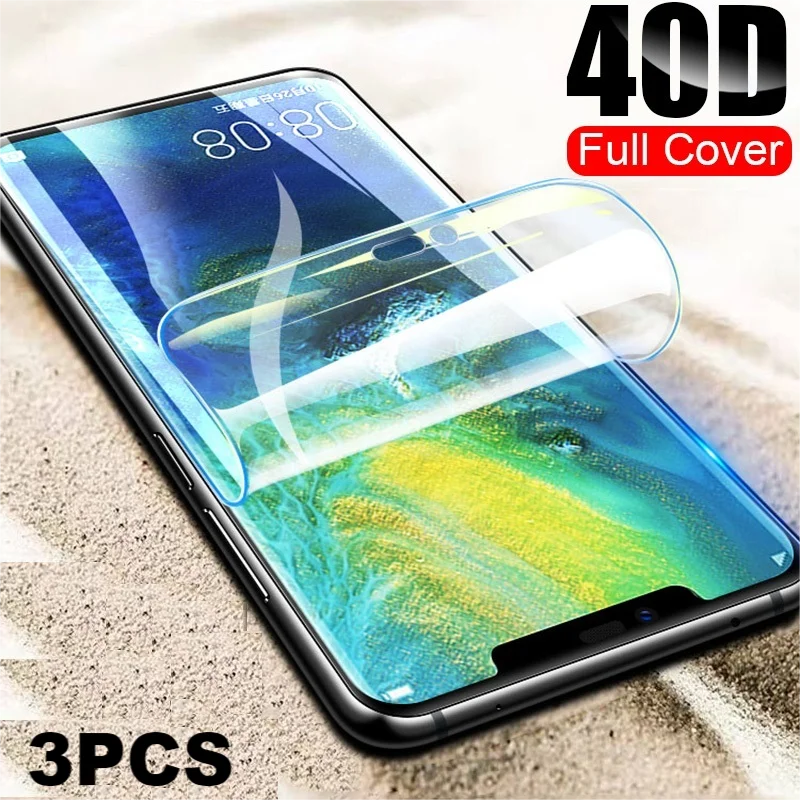 

3PCS HD Protective Hydrogel Film For Huawei Y9S Y8S Y8P Y6S Y6P Y5P Y5 Lite Y9 Y6 Y5 Prime 2018 2019 Screen Protector Film