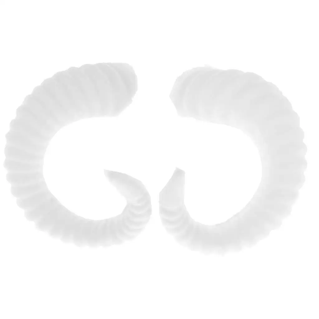

2x Simulation DIY Headband Hair Accessories Cosplay Props White