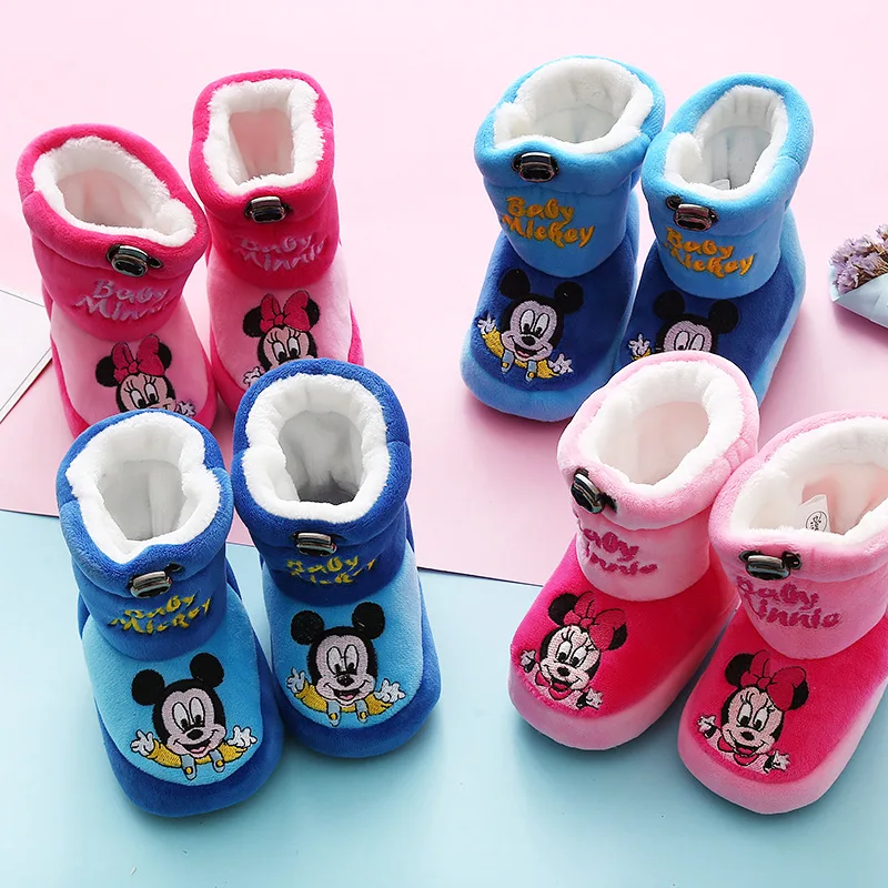 

Детская зимняя обувь для новорожденных, с мягкой подошвой