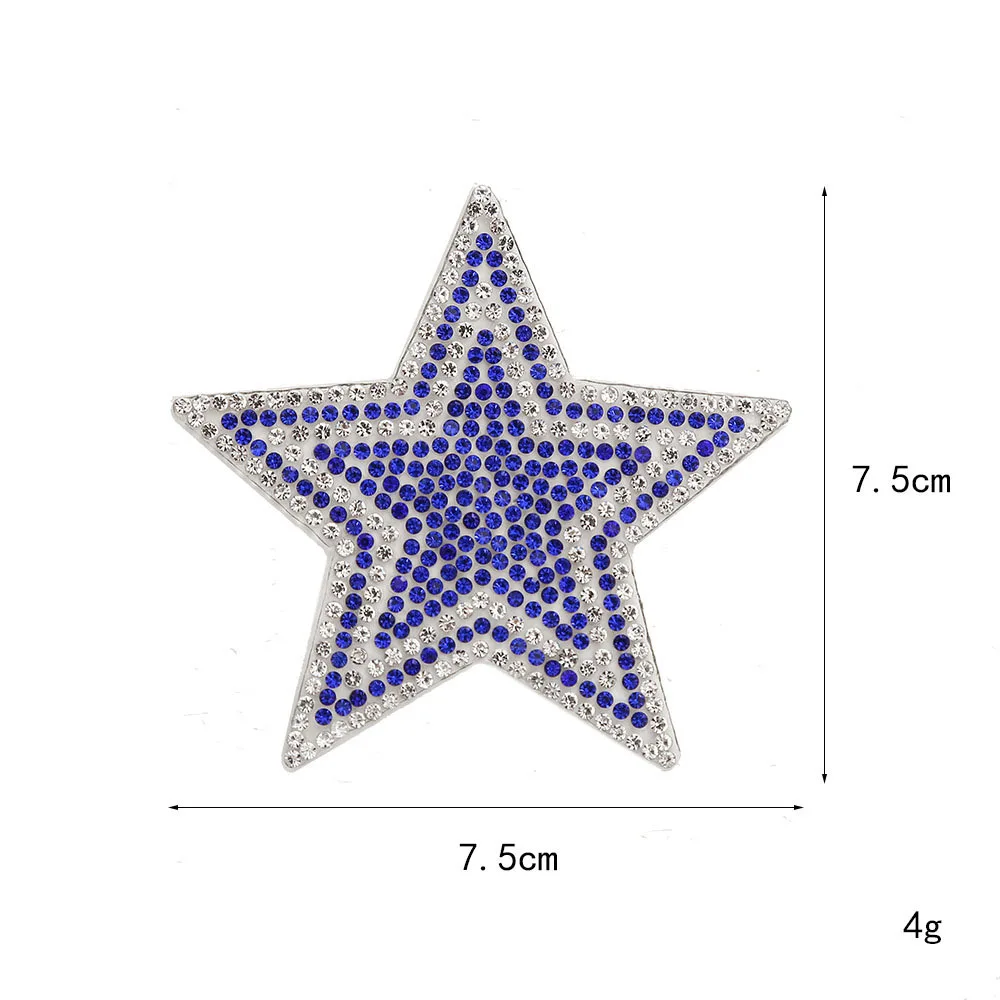 Искусственные нашивки с аппликацией Звездные Декоративные Значки для шитья