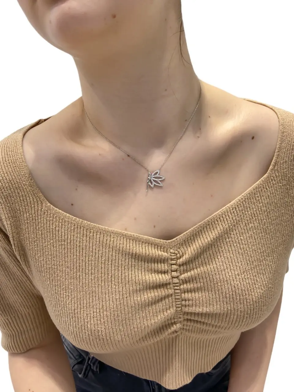 

Water Fairy Angel Special Design Fitness Elegant 925 Sterling Silver Necklace