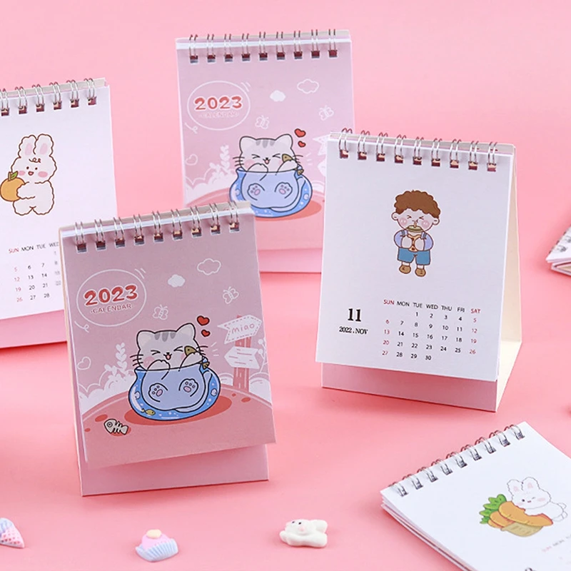 

2022-2023 Simple Ins MIni Desk Calendar Cute Standing Calendar Daily Scheduler Table Planner Yearly Agenda Organizer