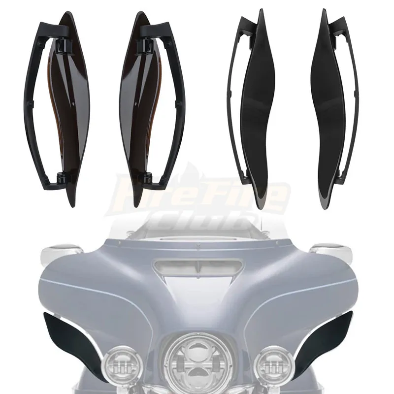 

1 Pair Batwing Fairing Side Wing Deflector For Harley Touring Electra Street Tri Glide 2014 2015 2016 2017 2018 2019 2020