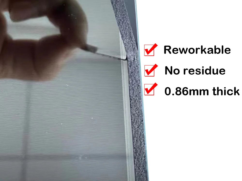 10meters/roll 3mm~6mm Double Sided Sticky Foam Tape Adhesive LCD Screen Frameless For TV Borderless Curved Display Sealing Fix - купить по