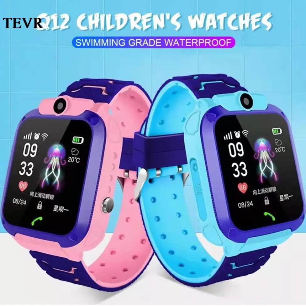 

2021 Kids Smart Watch SOS Phone With Sim Card Android IOS Location Tracker Waterproof Smartwatch Children Gift Dial Call Answer