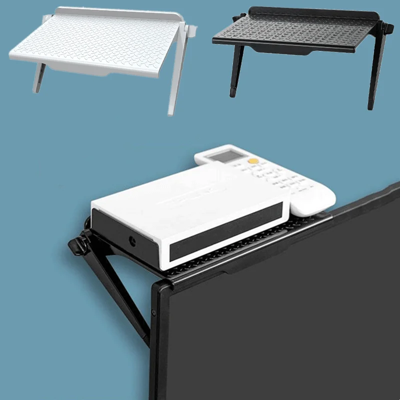 

Rack TV Monitor Organizer Screen Top Storage Shelf Holder Practical Computer Office Multi-functional Organizer