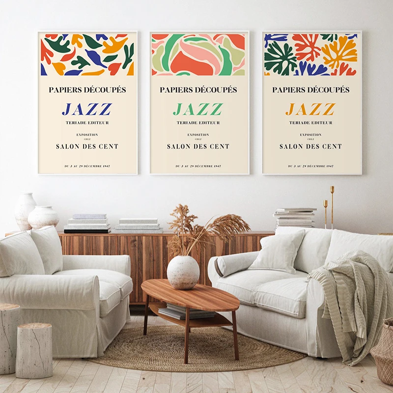 Художественная Картина на холсте Jazz TERLADE экспозиция постеры и принты ретро