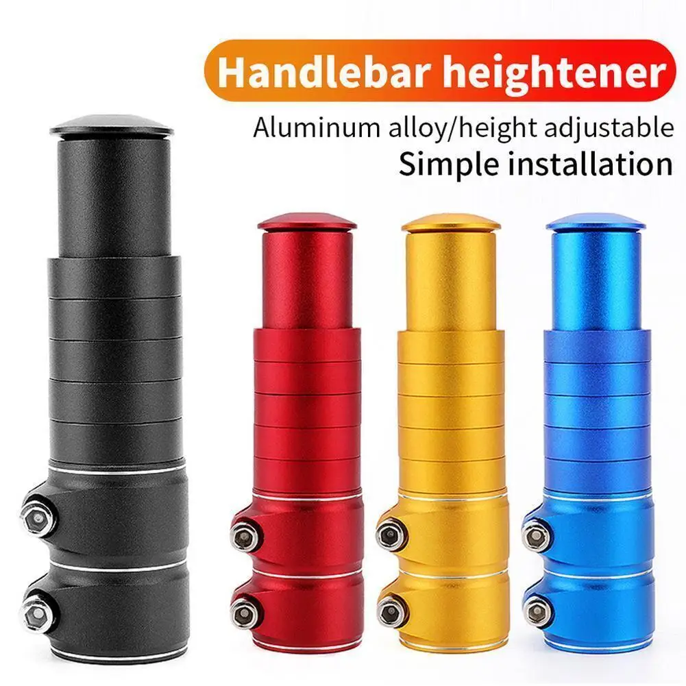 

Aluminum Alloy Bike Fork Stem Riser Extender Extension Bicycle Cycling Bike Stem Head Up Raiser Handlebar Riser Adaptor