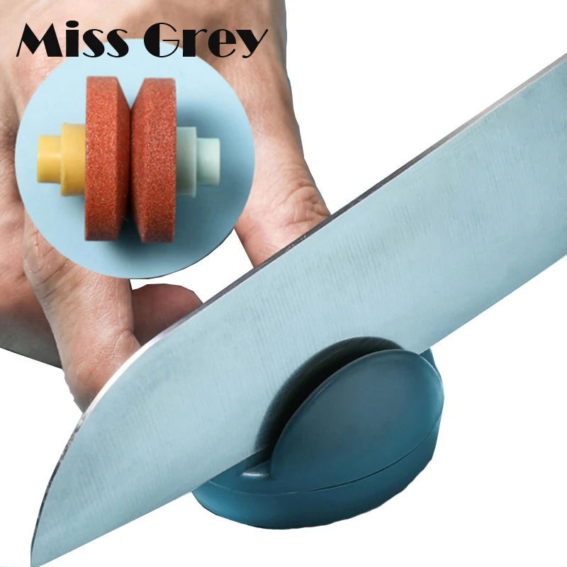 

Knife Sharpener Mini Cartoon Whetstone Kitchen Tools Household Sharpener Knife Non-slip Quick Sharpening Stone Kitchen Gadget