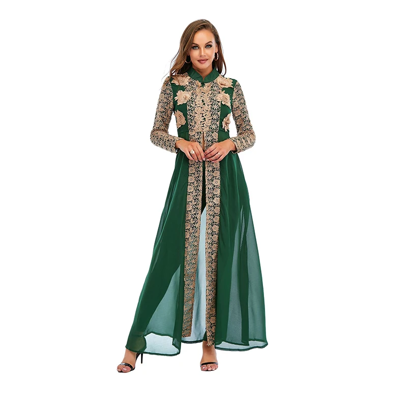 Abaya Dubai Muslim Sets Dress Kaftan Turkish Islamic Clothing Abayas African Dresses For Women Robe Ensemble Femme Musulmane