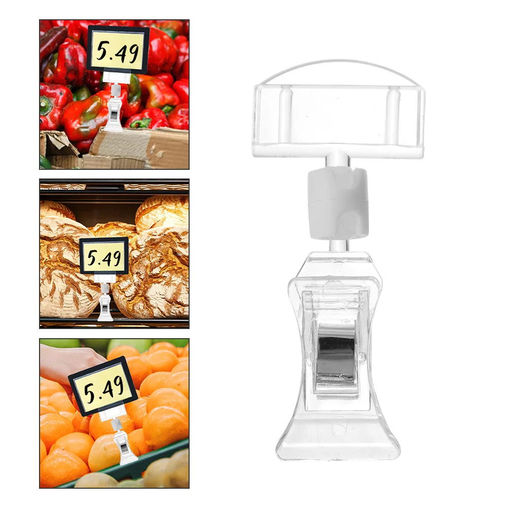 

Sign Holder Display Tag Label Clip Tags Stand Rack Clips Holdersclamp Acrylicadvertising Clear Merchandiselabels Signs Board