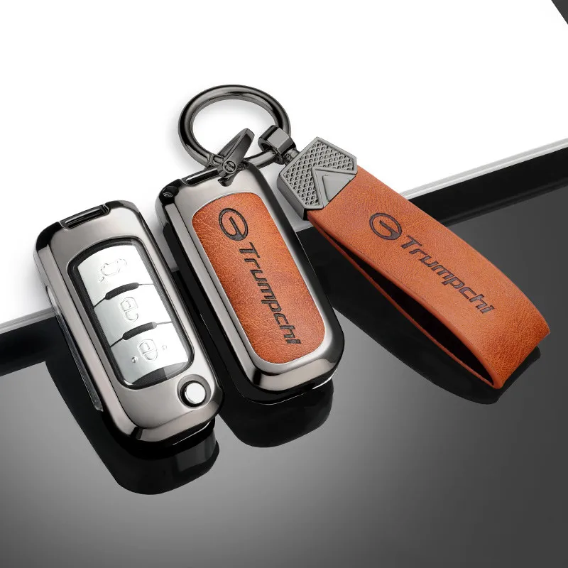 

Car Key Cover Fob Case Shell For Gac Trumpchi GS3 GS4 GS5 GS7 GS8 M6 M8 GA3 GA4 GA5 GA6 GA8 2018 2019 2020 Keychain Accessories