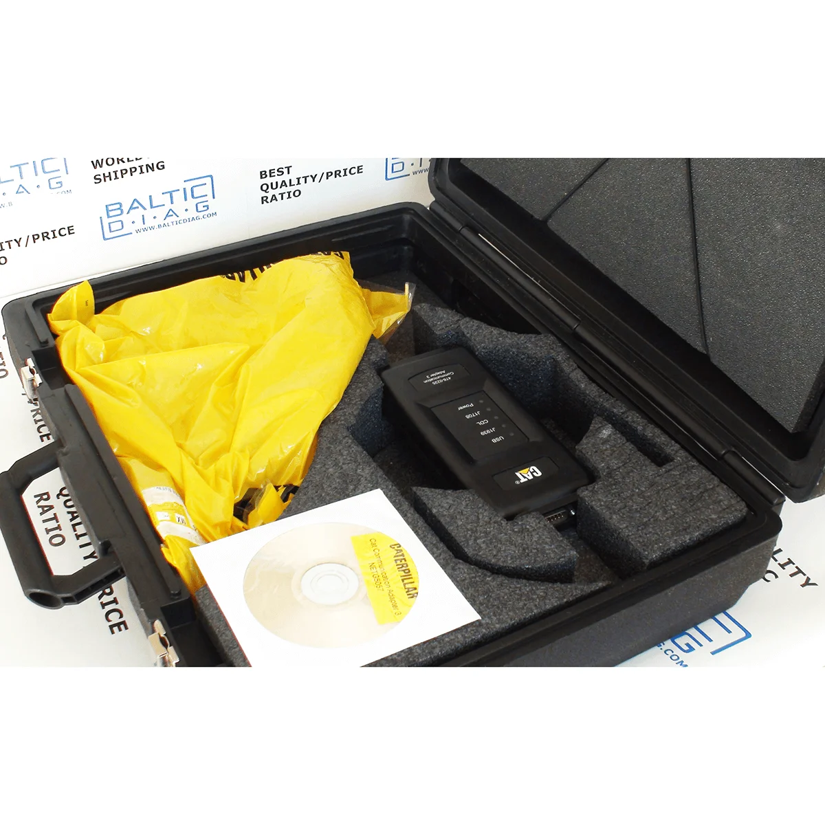 

OEM CATERPILLAR 2019 DIAGNOSTIC SOLUTION TOOL INTERFACE AND CABLES Full diagnostic kit with ready-to-use 100% GENUINE HARDWARE
