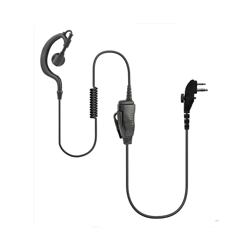 

1-Wire Privacy Earhook Earpiece and Microphone, Surveillance Headset, Compatible with HYT Hytera PD502 PD562 BD502 TC-508 and TC