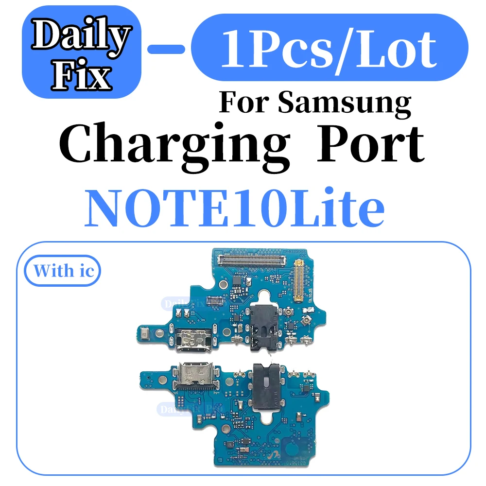 Запасная плата USB-порта для зарядки для Samsung Galaxy Note 10 Lite, для ремонта телефона (art.: 3920d9beff07e) - 3920d9beff07e