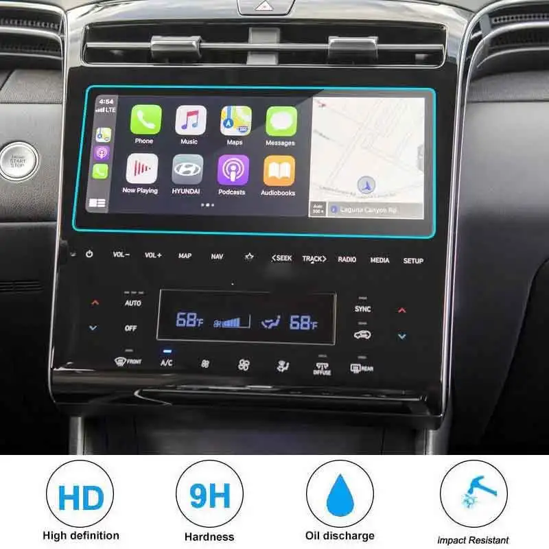 

Car Screen Protector For Tucson NX4 2021 10 Inch Vehicle GPS Navigation Touch Center Radio Display Auto Interior Accessories