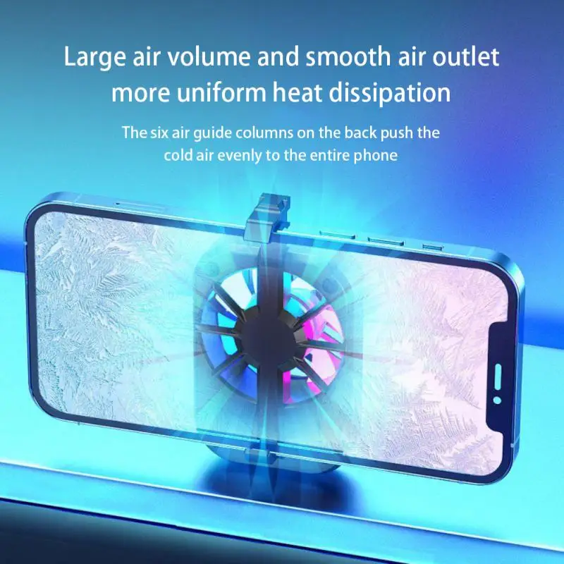 

Usb Semiconductor Al05 Hurricane Radiator Game Cooler Mini Mobile Phone Radiator For Pubg Game Cool Heat Sink Rgb Adjustable