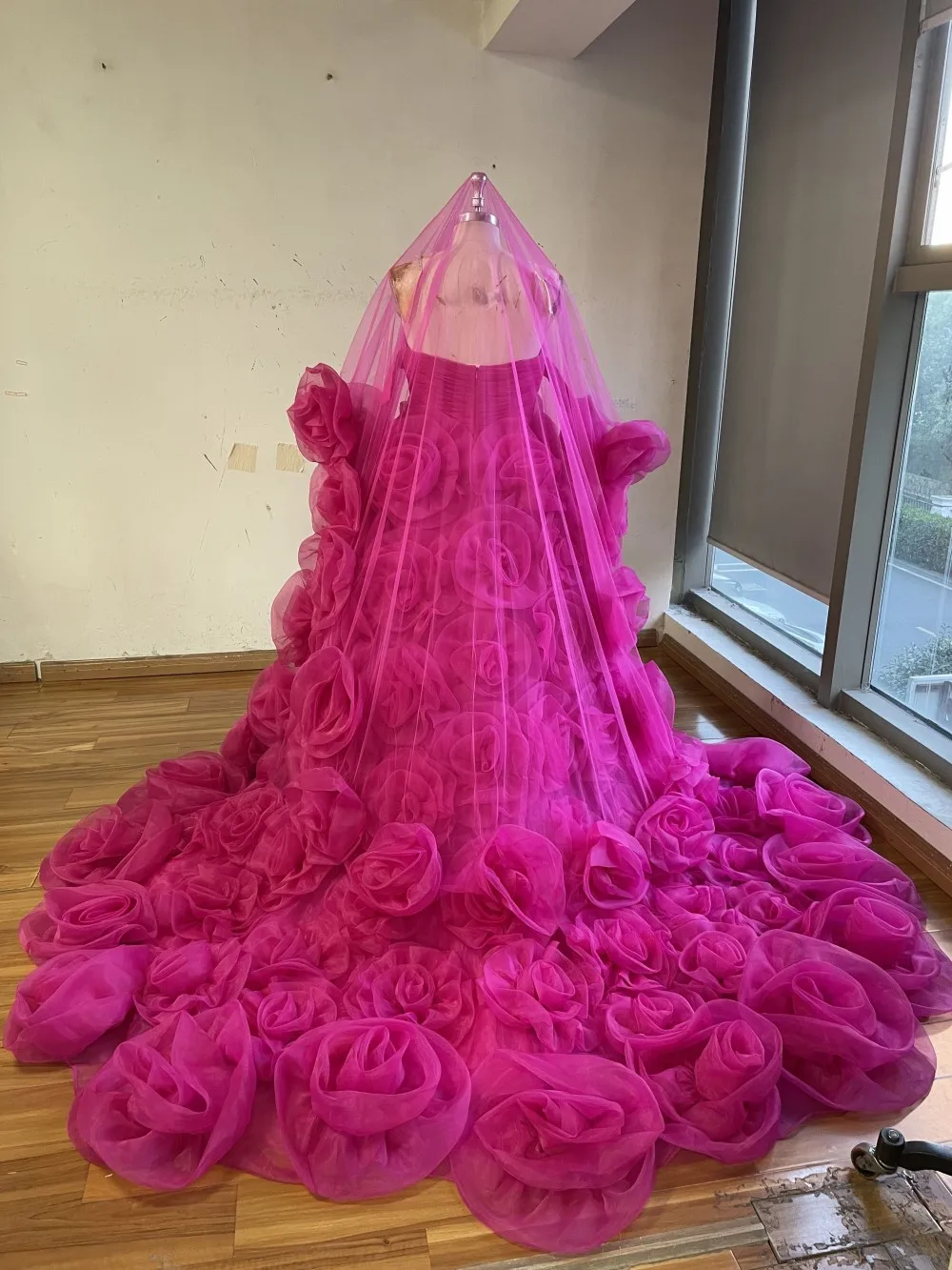 Рисунок 2 - Потрясающие фуксия 3D Цветочные