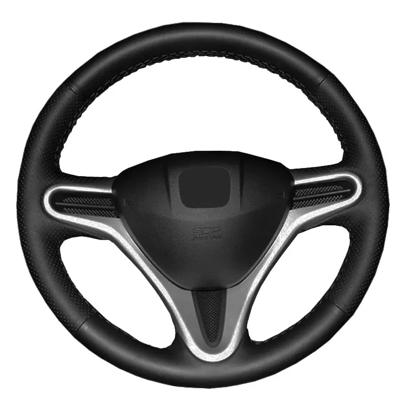 

Original Car Steering Wheel Cover For Honda Fit 2009-2013 City Jazz Insight artificial Leather Braid For Steering Wheel