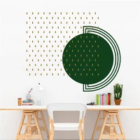 geometric wall stickers long polka dots pattern decals for kids bedroom nursery decor murals removable vinyl poster hj1148