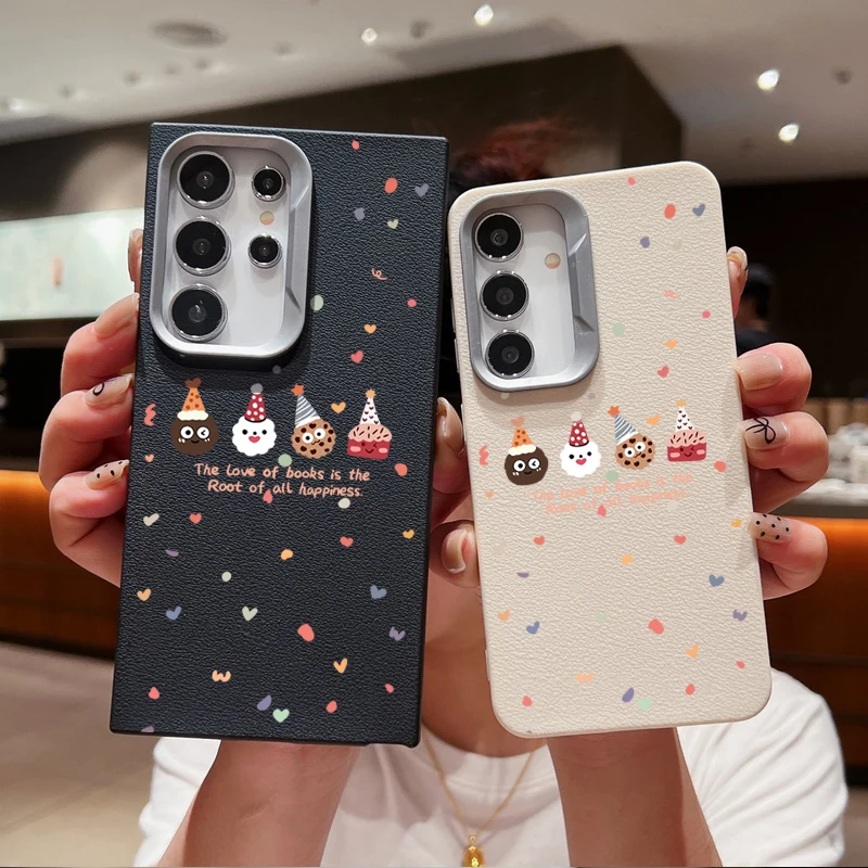 Рождественский чехол Love Hearts для Samsung Galaxy S24 S23 S22 Ultra S21 S20 FE A16 A14 A34 A15 A25 A35 A52 A53 A54 A55 5G