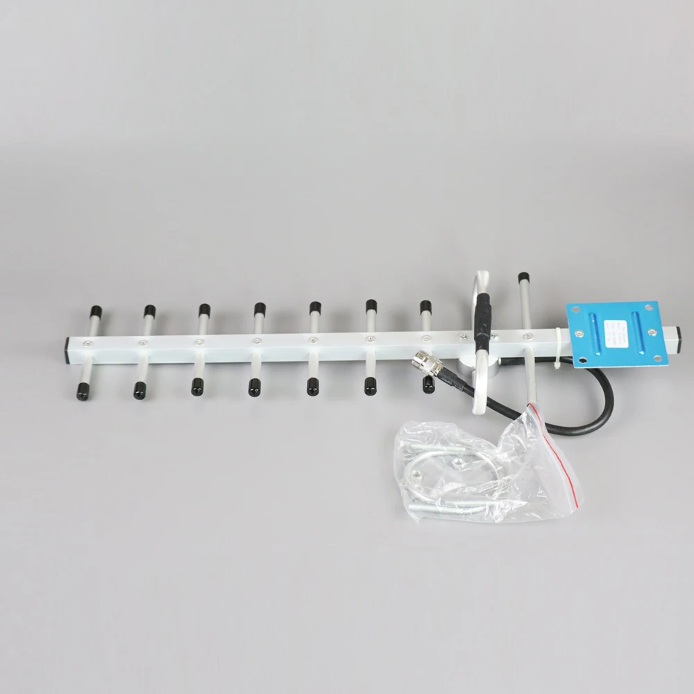 ZQTMAX 50cm 9 unit 13dbi Yagi antenna 824-960mhz For mobile signal booster 850 900 CDMA GSM repeater N female connector