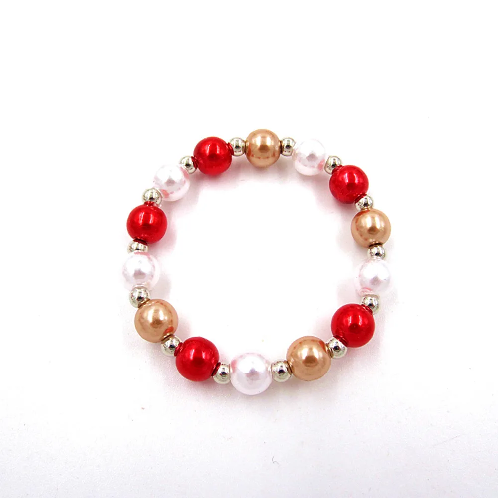 Прекрасный рождественский подарок для детей 8 + 20 мм бусины подвеска с